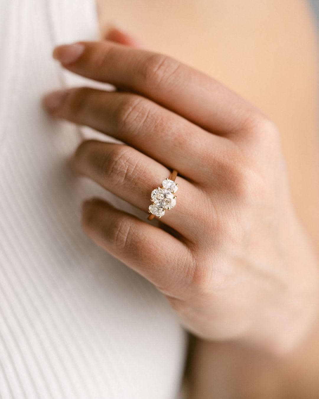 1.70 Ct Oval Cut Moissanite Engagement Ring, Oval Cut Ring, Elongated Oval, Moissanite Engagement Ring, Ice Crushed Oval Half moon